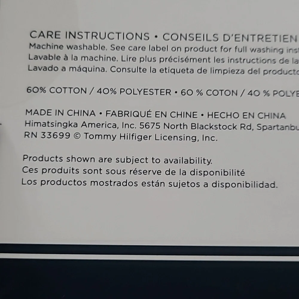 Tommy Hilfiger Shower Curtain